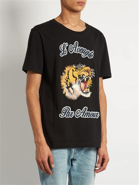 gucci black tiger tee fake|gucci t-shirt lookup.